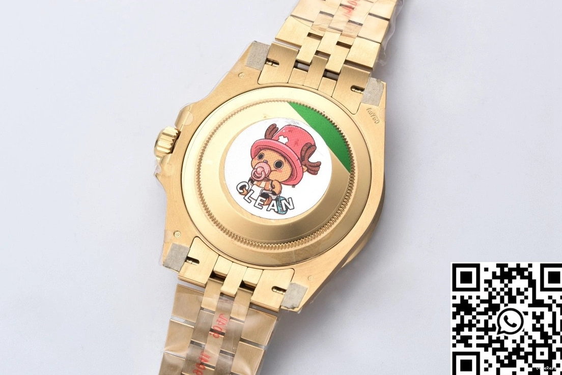 Master Black M126710BLRO-0001 II Case Rolex GMT Dial Factory Clean Gold 1127